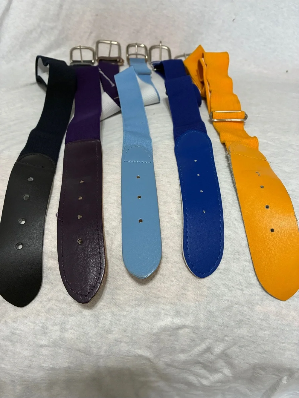Kids Softball/baseball Elastic Belt - Blue, Light Blue, Purple, Black, Yellow